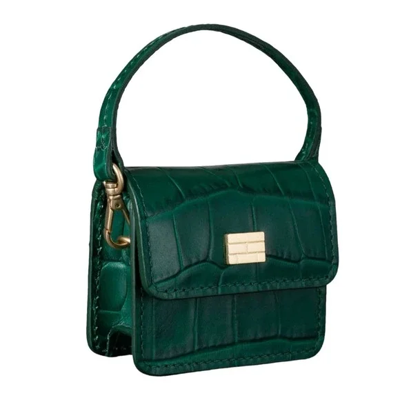 FRAME Emerald Croc AirPods Case - Picture 4 of 11